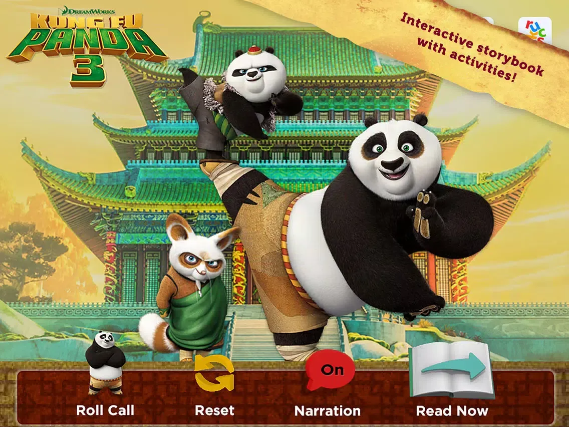 Kung Fu Panda 3: Interactive Storybook iPad 应用截图