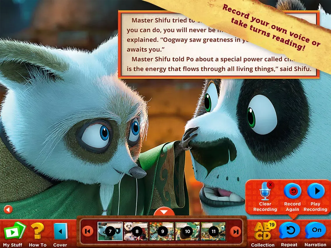Kung Fu Panda 3: Interactive Storybook iPad 应用截图