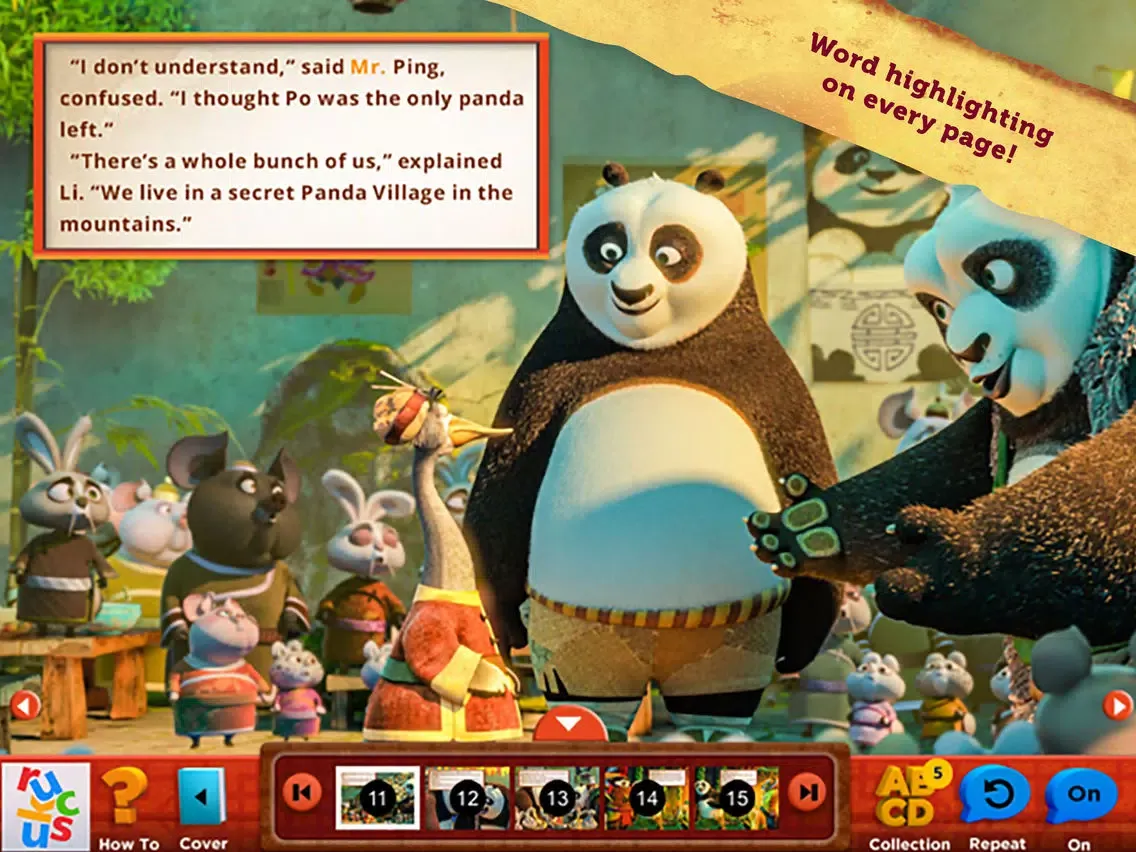 Kung Fu Panda 3: Interactive Storybook iPad 应用截图