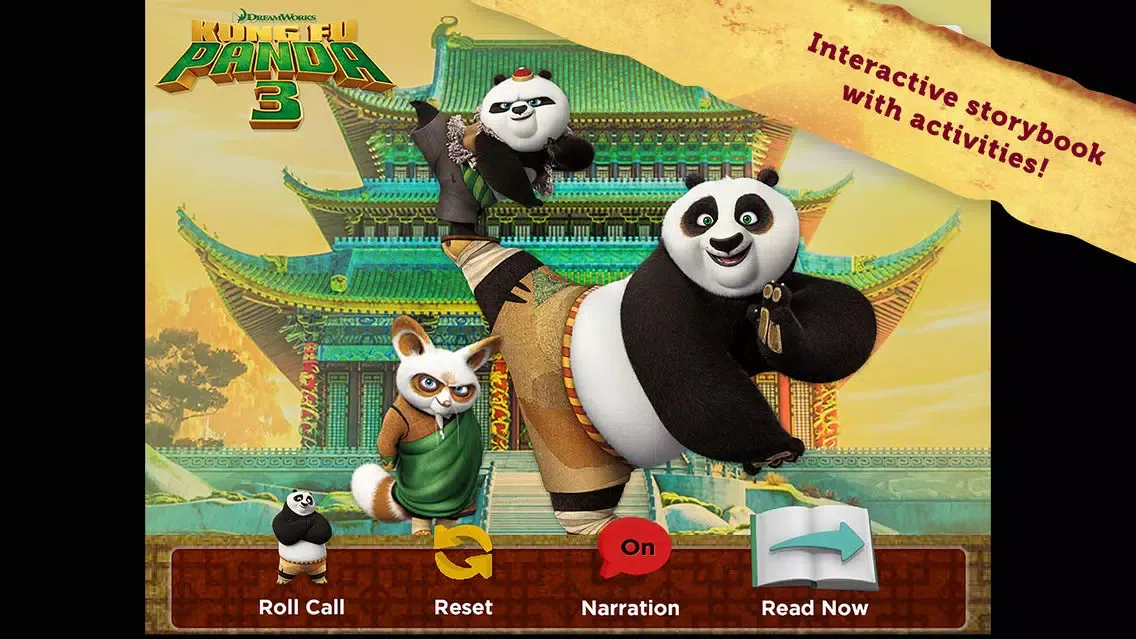 Kung Fu Panda 3: Interactive Storybook应用截图