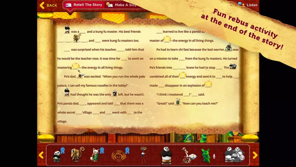 Kung Fu Panda 3: Interactive Storybook应用截图