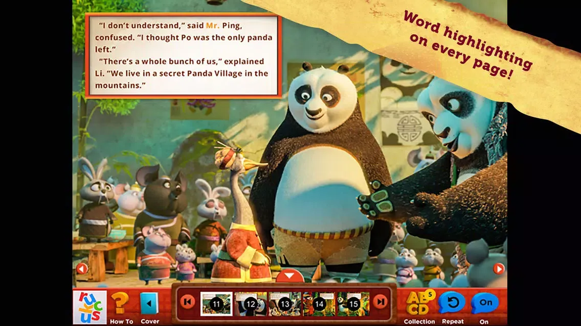 Kung Fu Panda 3: Interactive Storybook应用截图