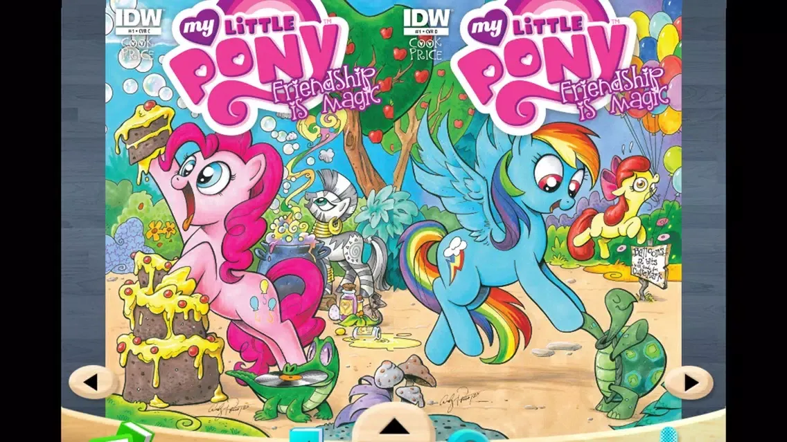 Capturas de tela do My Little Pony eBooks + Comics