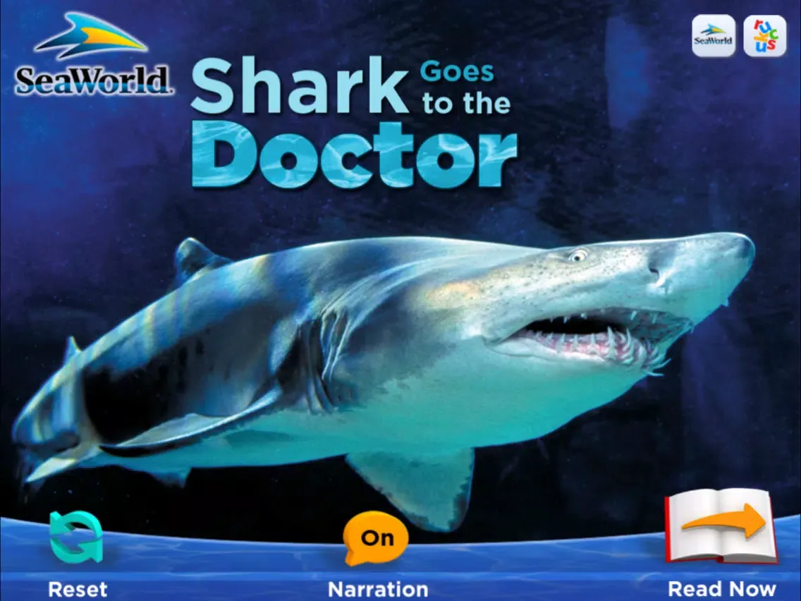 Capturas de tela do SeaWorld: Shark Goes to the Doctor iPad 