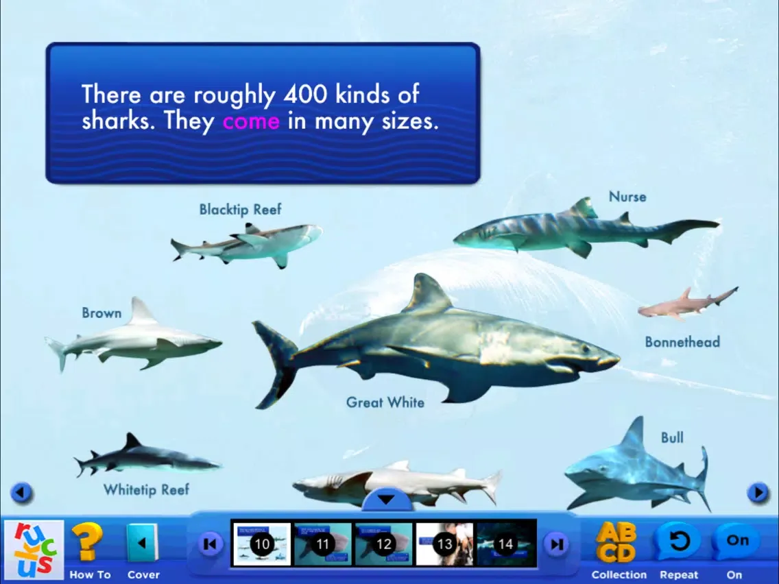 Capturas de tela do SeaWorld: Shark Goes to the Doctor iPad 