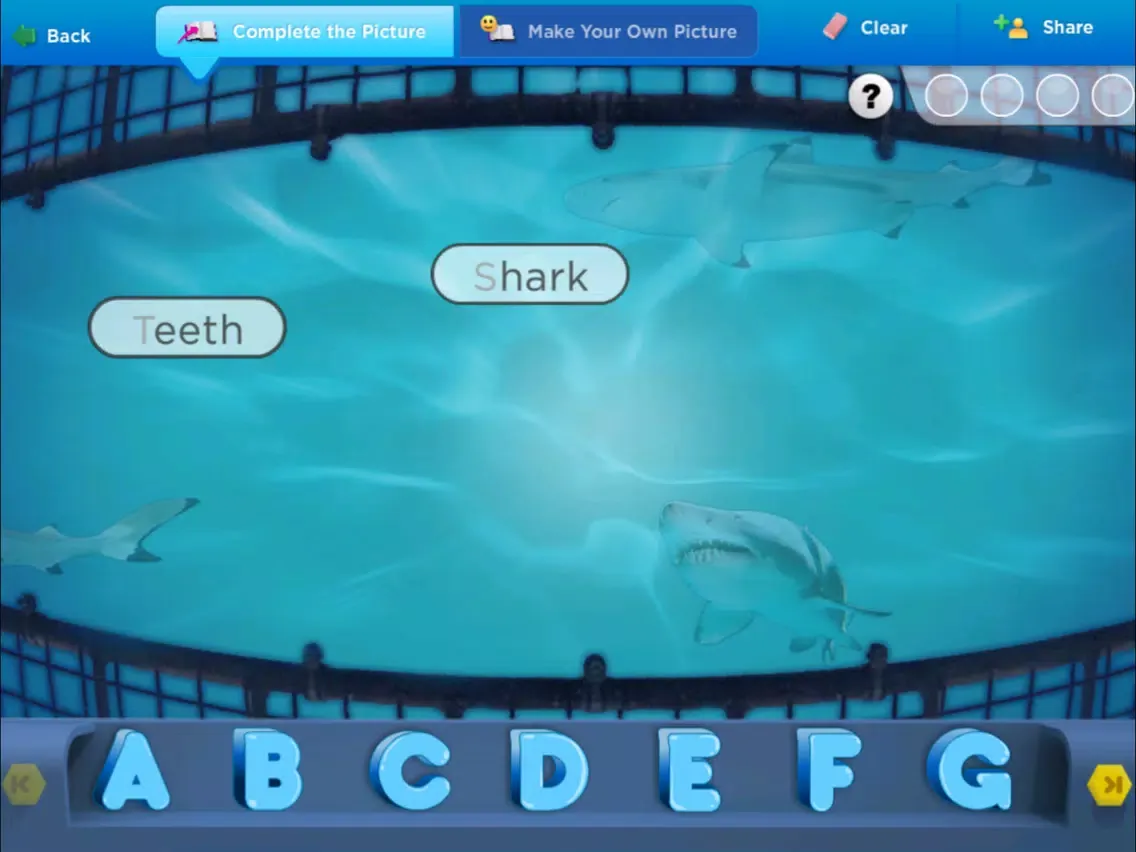 Capturas de tela do SeaWorld: Shark Goes to the Doctor iPad 