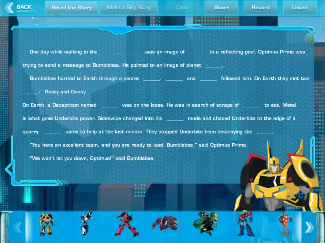 تصاویر Transformers Robots in Disguise: Meet Team Bee iPad 