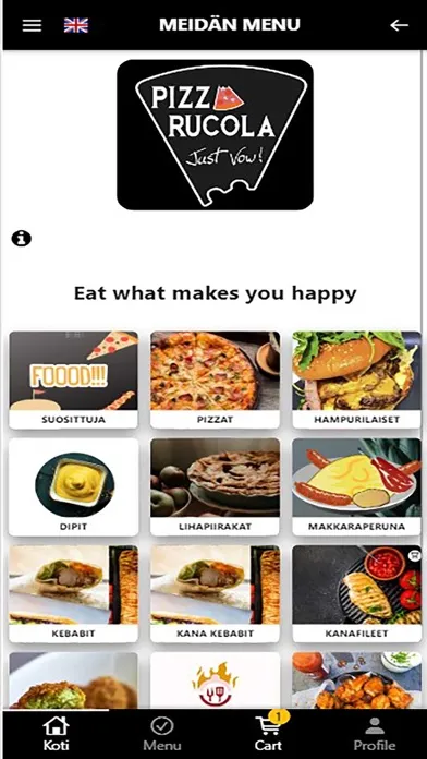 Ảnh chụp màn hình của Rucola Pizza
