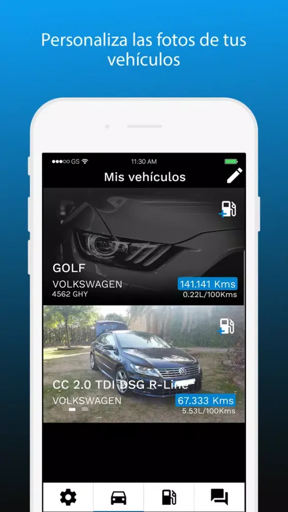 Zrzuty ekranu RunKeyapp - Gestión vehículos