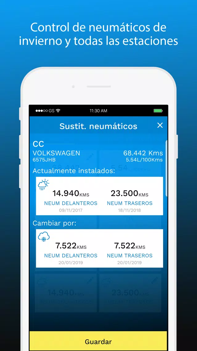 RunKeyapp - Gestión vehículos स्क्रीनशॉट