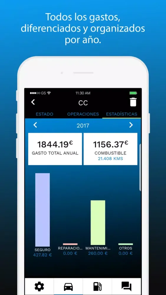 Zrzuty ekranu RunKeyapp - Gestión vehículos