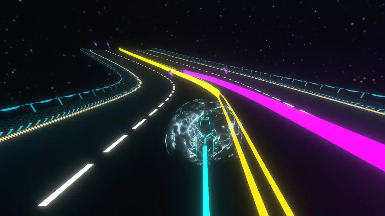 Neon Race - Light Bike Race Screenshots