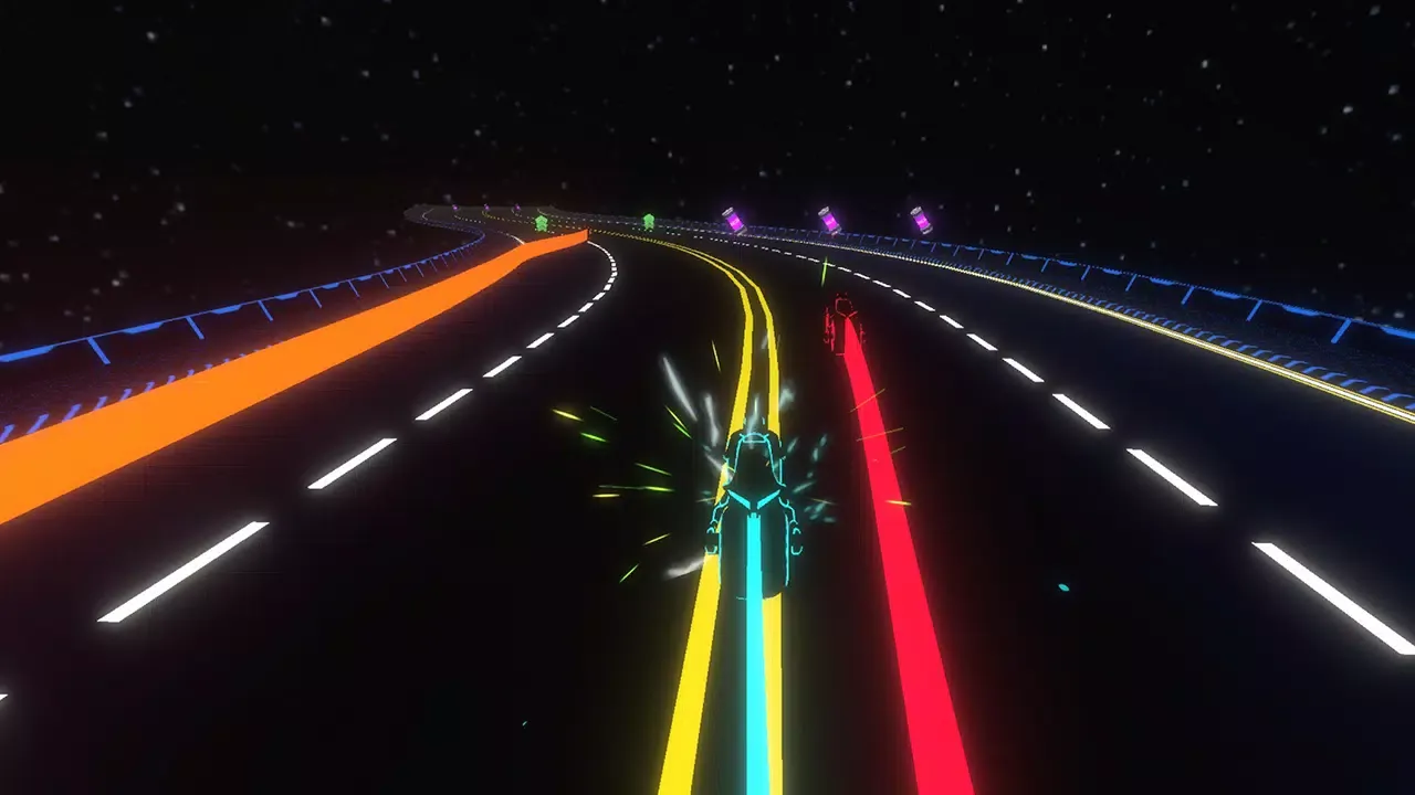 Neon Race - Light Bike Race Screenshots