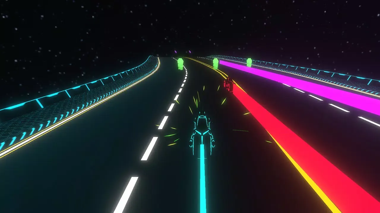 Neon Race - Light Bike Race Screenshots