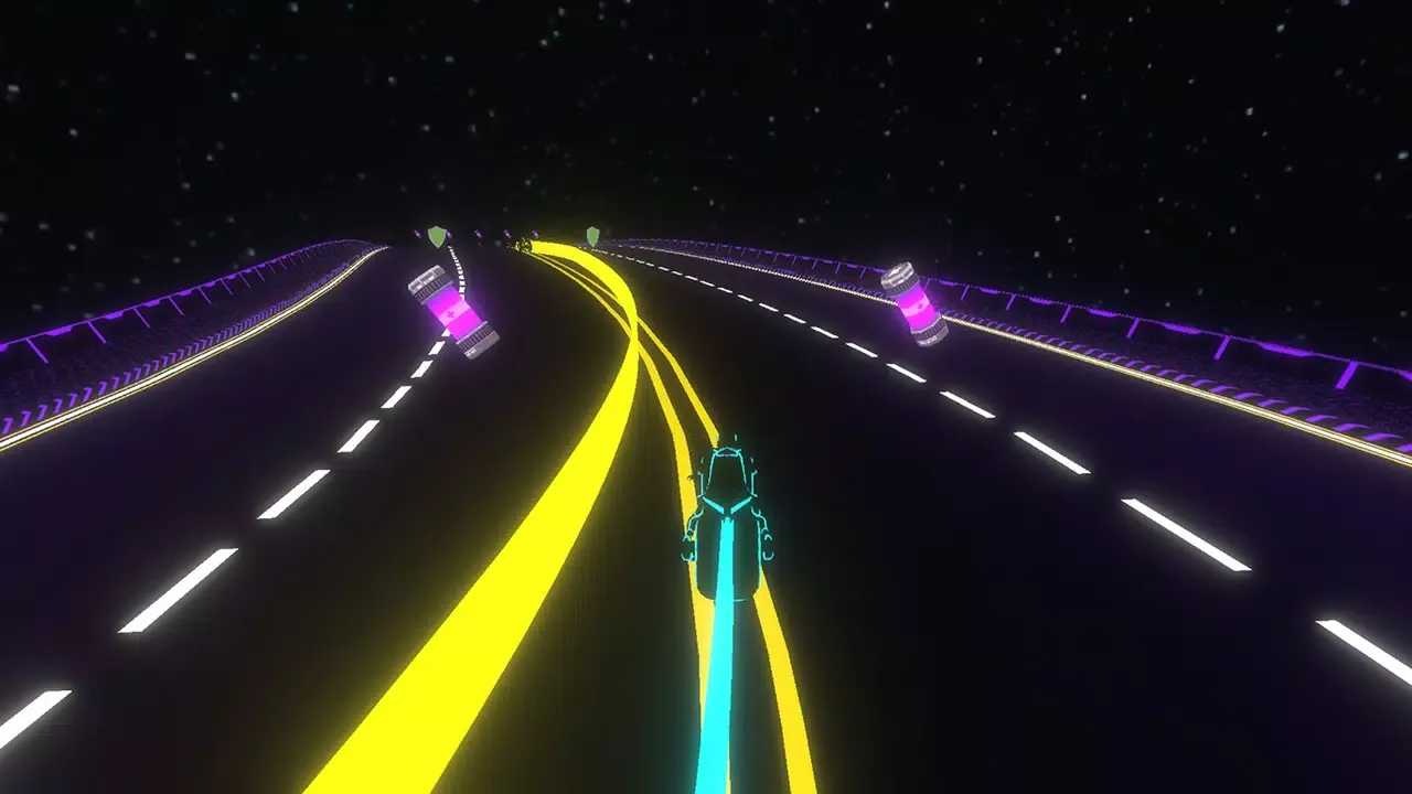 Neon Race - Light Bike Race Screenshots