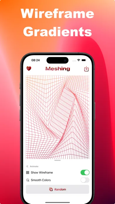 AI Mesh Gradient Tool: Meshing স্ক্রিনশট