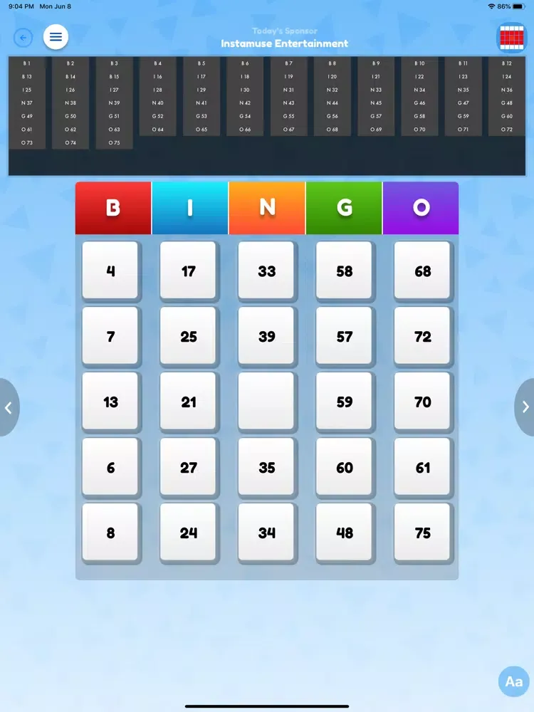 Captures d'écran de Let's Bingo iPad 