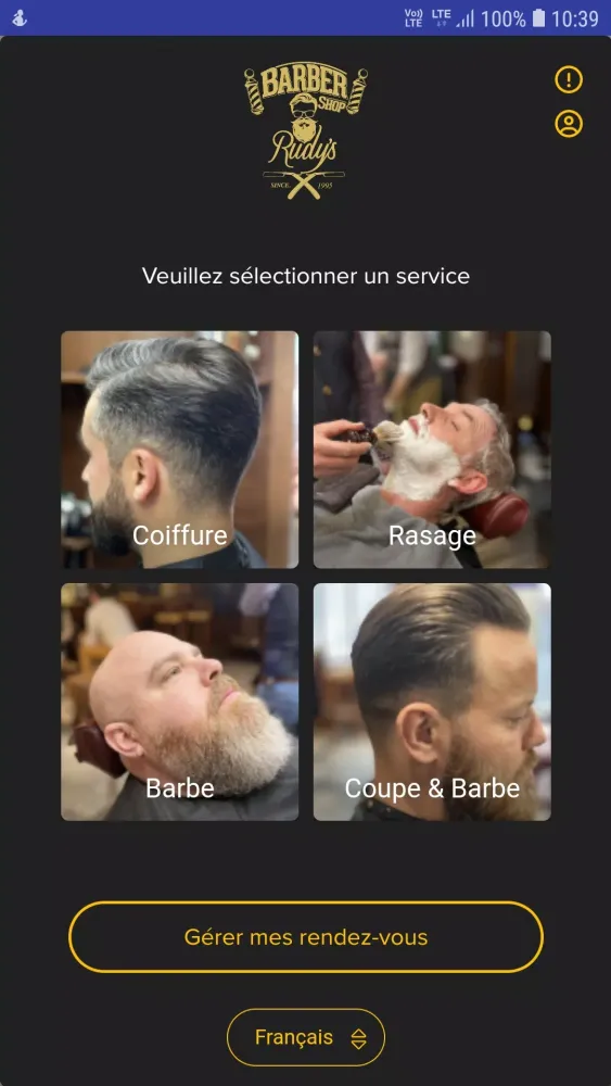 Zrzuty ekranu Rudy’s Barber Shop