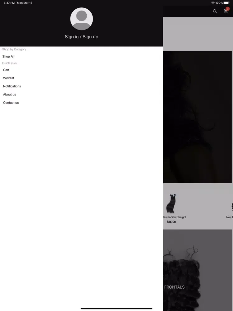 Rue Lenoir Hair Boutique iPad 应用截图
