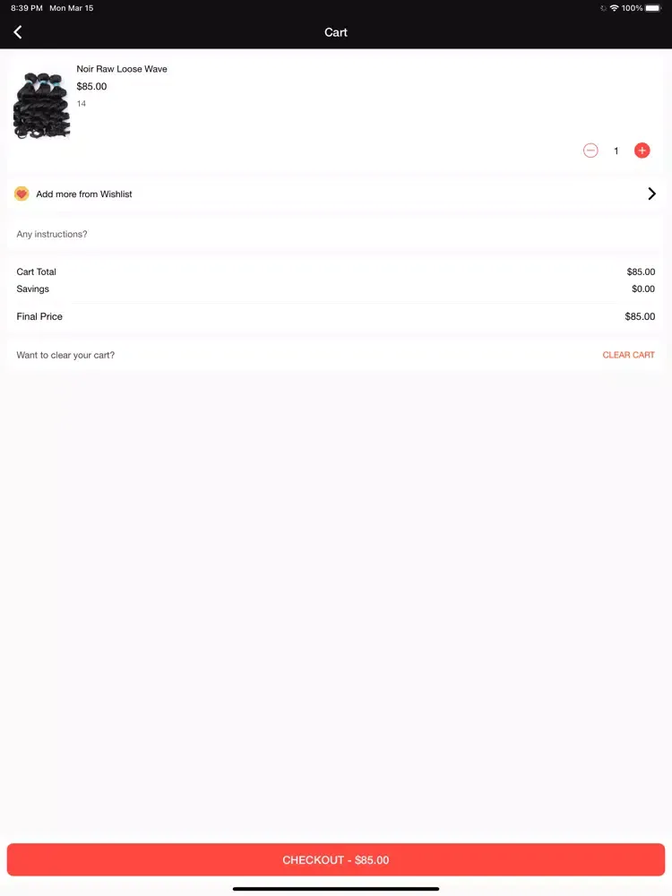 Rue Lenoir Hair Boutique iPad 应用截图