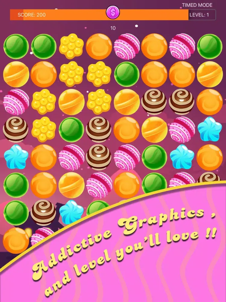 Candy Puzzle Match iPad 应用截图