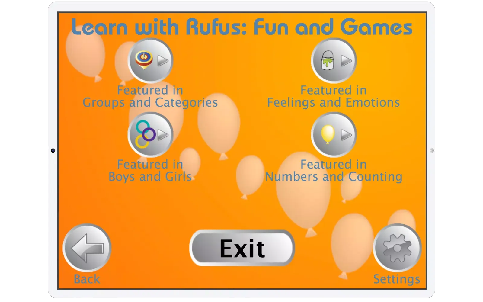 Learn with Rufus: Fun & Games स्क्रीनशॉट