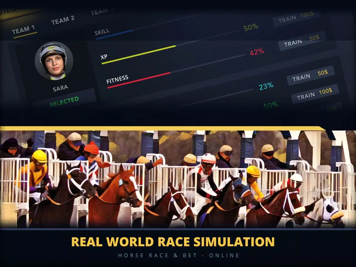 Tangkapan layar Horse Racing & Betting Game iPad 
