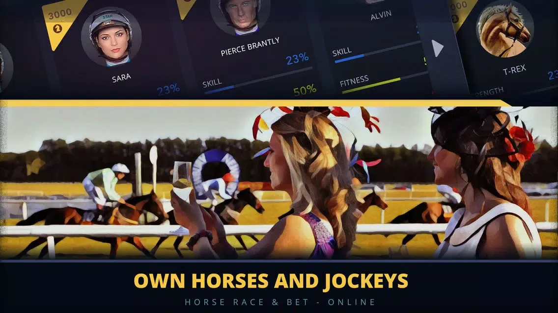 Tangkapan layar Horse Racing & Betting Game