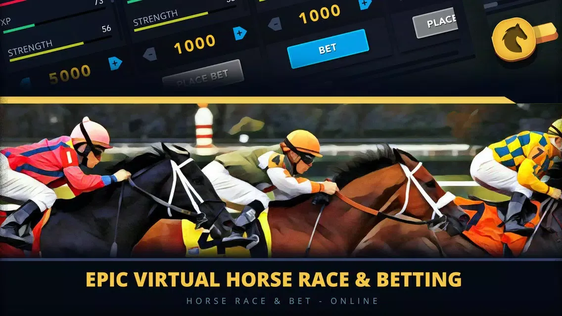 Tangkapan layar Horse Racing & Betting Game