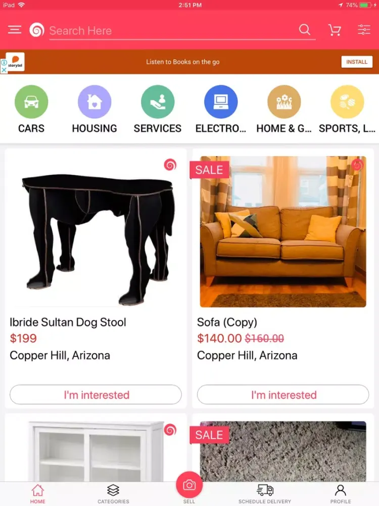 Скриншоты GoDolly | Buy & Sell Local iPad 