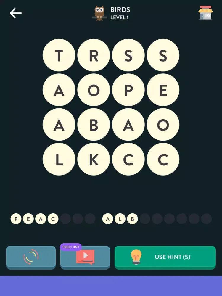 Ảnh chụp màn hình của Word Out - Word Search Games iPad 