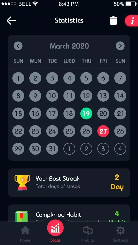 Habit Tracker: focus & record Screenshots