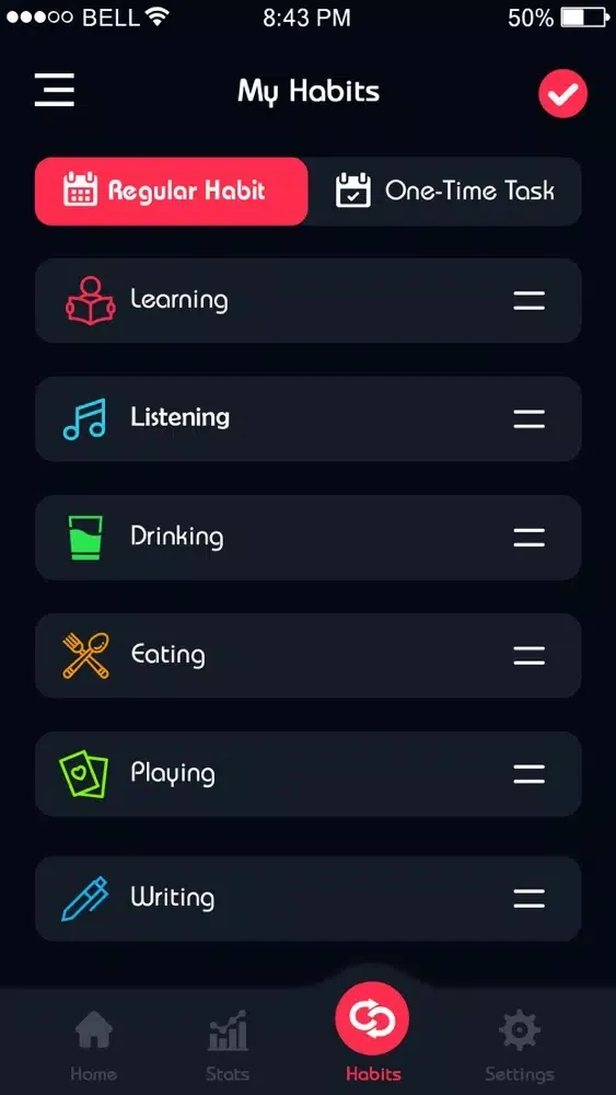 Habit Tracker: focus & record Screenshots