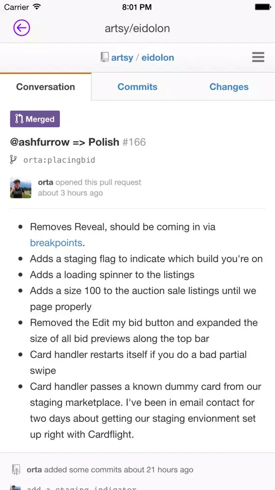 Tangkapan layar Octify - Notifications for Github