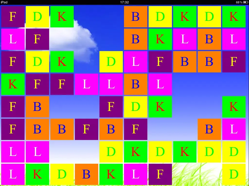 Capturas de pantalla de Learning Letters Unconsciously2 iPad 