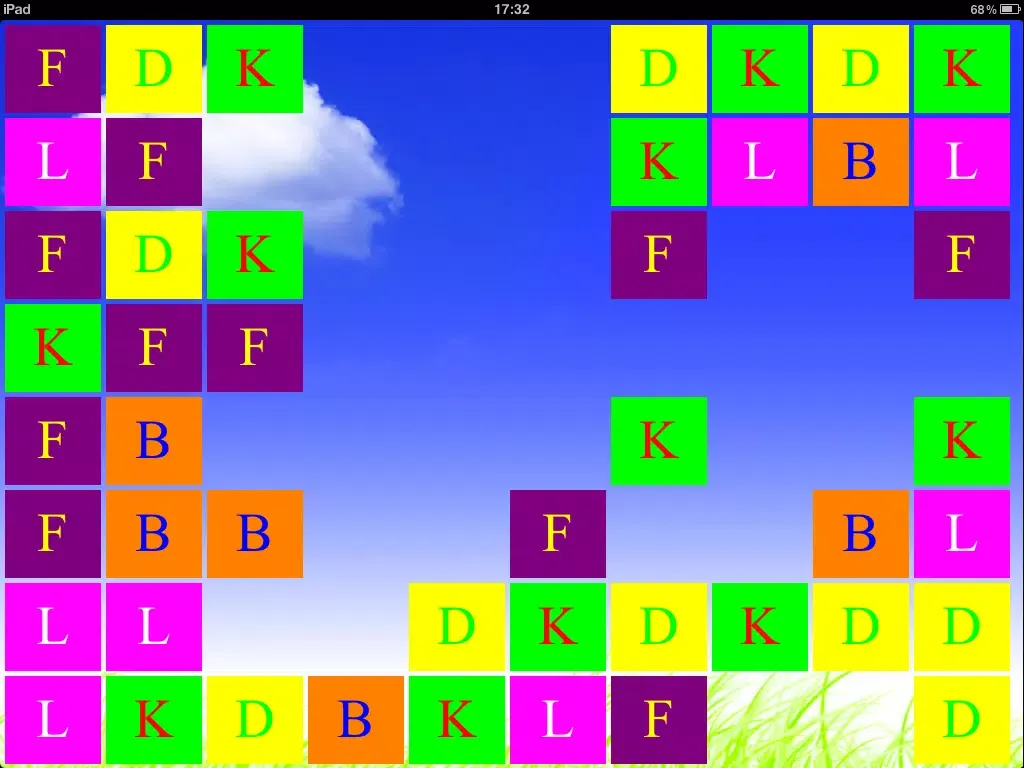 Capturas de pantalla de Learning Letters Unconsciously2 iPad 