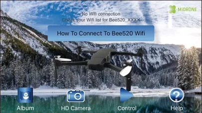 ภาพหน้าจอของ MiDRONE BEE 520/560