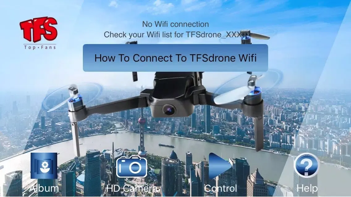 Ảnh chụp màn hình của TFS Drone
