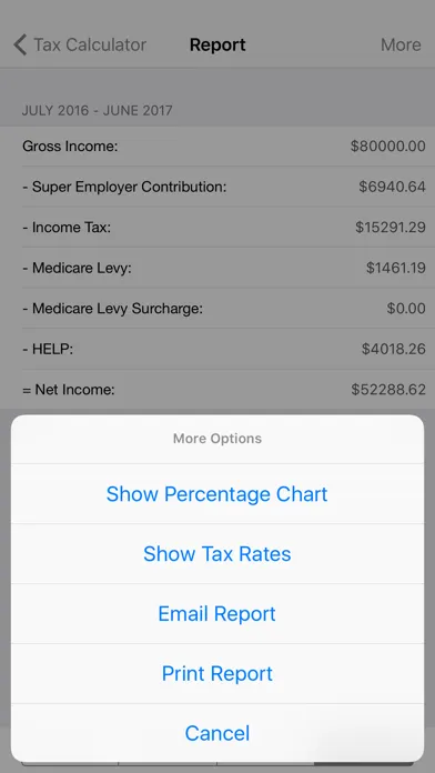 Скриншоты Income Tax Calculator (Aussie & NZ)