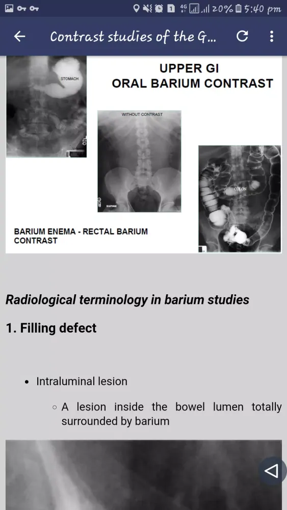 Abdominal X-ray Screenshots