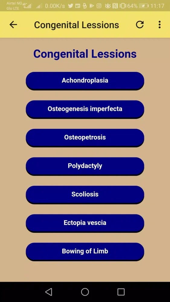 Capturas de pantalla de Musculoskeletal X-ray App