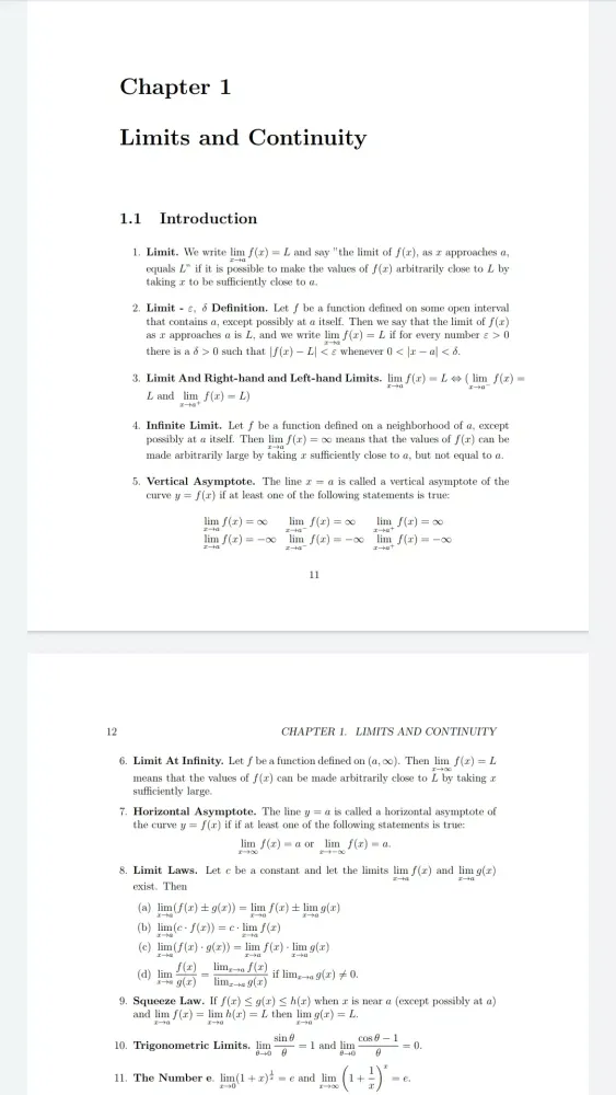 3000 Solved Calculus Problems Screenshots