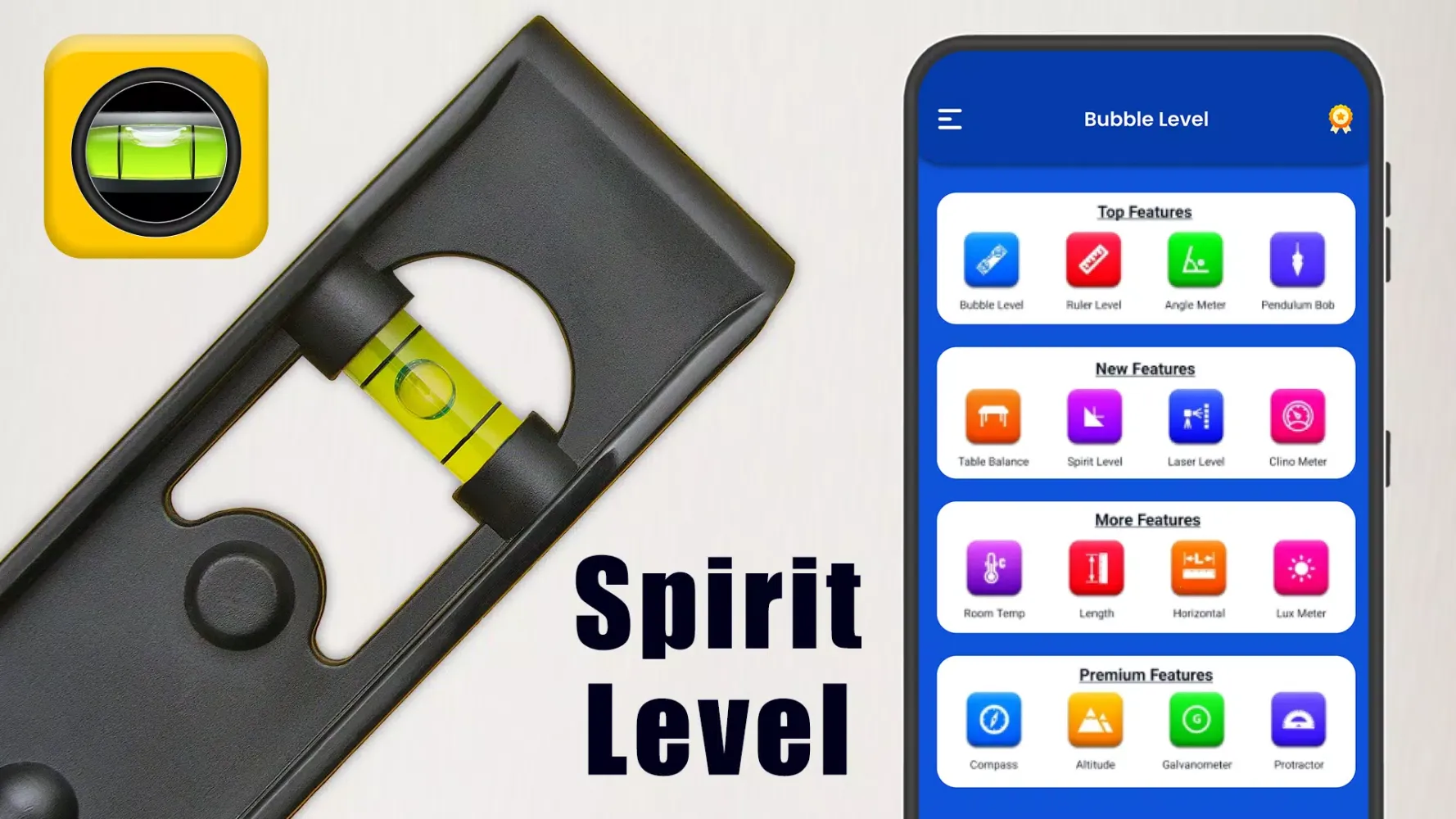 Spirit Level: Bubble Level 스크린샷