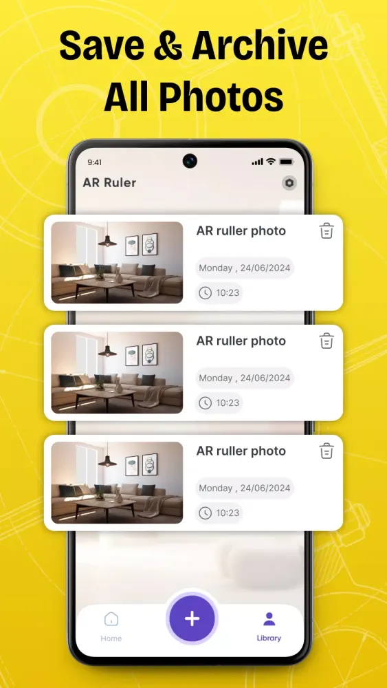 AR Ruler Cam: Photo Measure应用截图