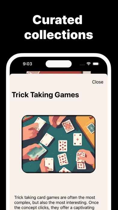 Captures d'écran de Card Game Rules