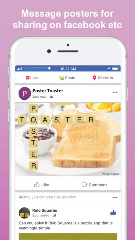 Poster Toaster Screenshots