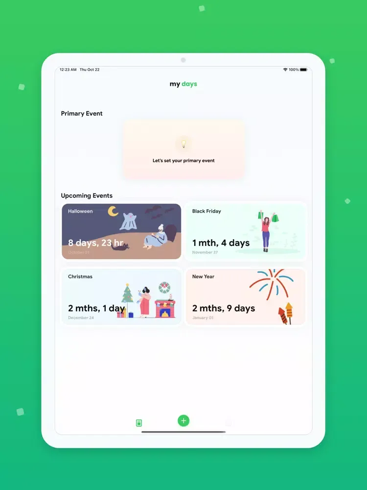 Скриншоты My Days - Countdown Widget iPad 