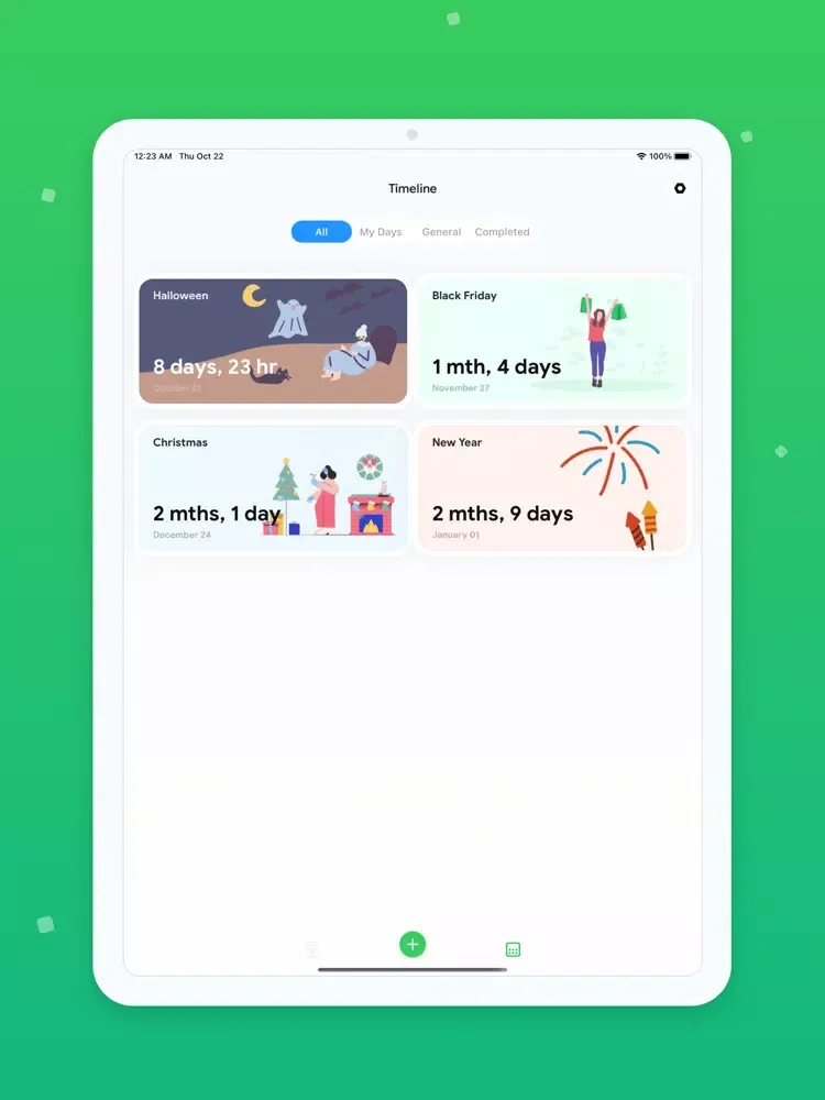 Скриншоты My Days - Countdown Widget iPad 