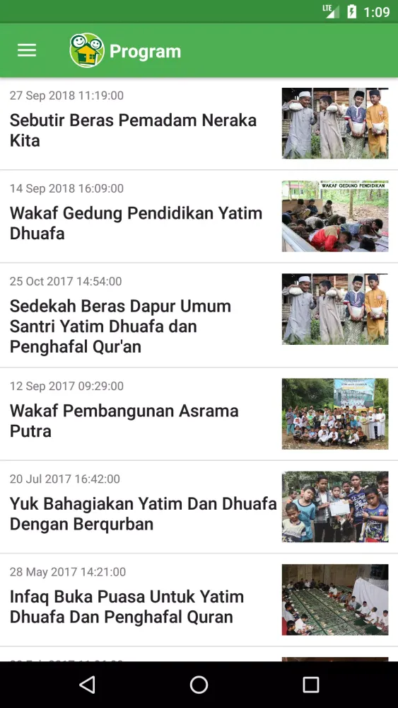 Rumah Yatim Indonesia Ekran Görüntüleri