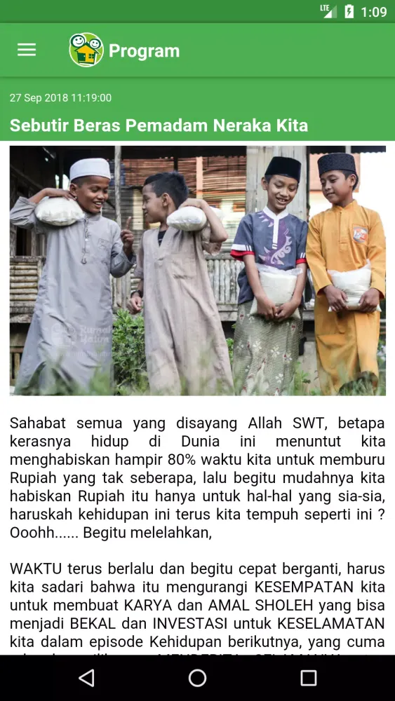 Rumah Yatim Indonesia Ekran Görüntüleri